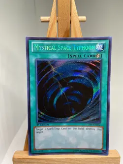 Mystical Space Typhoon - Secret Rare 1st Edition LCYW-EN062 - LP - YuGiOh - Image 1