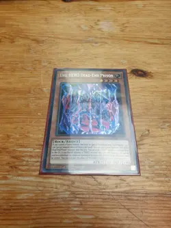 Yu-Gi-Oh SUDA-EN002 Evil Hero Dead-End Prison Secret Rare 1st Edition - Image 1