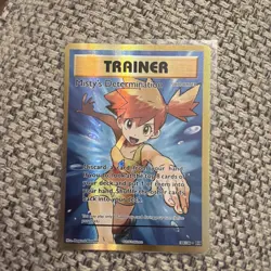 Pokemon TCG XY Evolutions Full Art Mistys Determination Card 108/108 - Image 1