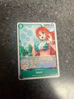 One Piece - Nami (033) - OP10: Royal Blood - Release Event Cards - LP - Stamped - Image 1