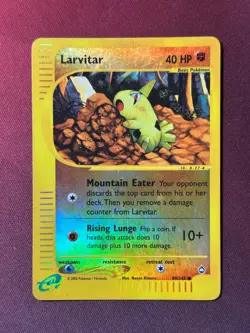 LARVITAR 89/147 Aquapolis REVERSE HOLO RH E-Series Pokemon TCG card NM NEAR MINT - Image 1