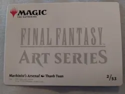 Machinist's Arsenal 2/53 - Art Series Gold Stamped - Final Fantasy MTG Art Card - Image 2