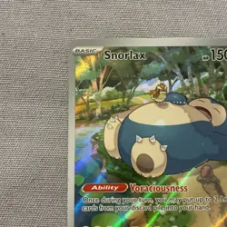 Pokemon TCG Snorlax Promo Card 051 SV Scarlet & Violet Near Mint Condition - Image 2