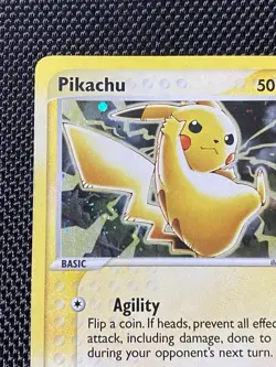 Pokemon Pikachu Black Star Promo 012 E-Reader Holo Card 2003 WOTC LP - Image 2