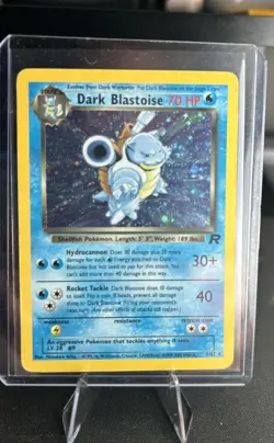 Pokemon Team Rocket Dark Blastoise Holo Rare 3/82 Card - Image 1