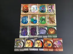 Bakugan Battle Brawlers Lot of 17 Cards Used with some Damage, see description - Image 1