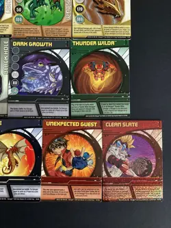 Bakugan Battle Brawlers Lot of 17 Cards Used with some Damage, see description - Image 5