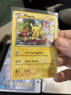 Pokemon TCG XY95 Pikachu Promo Card Black Star Rare Holo | LP NM (30) - Image 2
