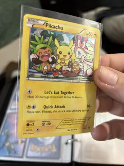 Pokemon TCG XY95 Pikachu Promo Card Black Star Rare Holo | LP NM (30) - Image 3
