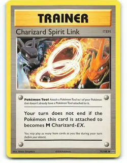 POKEMON CARD CHARIZARD SPIRIT LINK 75/108 TRAINER ITEM POKEMON TCG CCG - Image 1