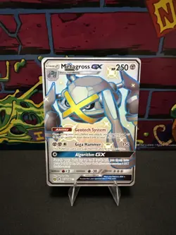 Pokemon TCG Metagross GX 157a/145 Full Art Shiny Card Sun Moon Hidden Fates - Image 1