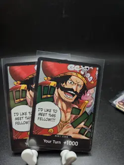One Piece CCG OP-13 Gold Rodger Don Card Carrying On His Will Luffy Zoro Nami - Image 1