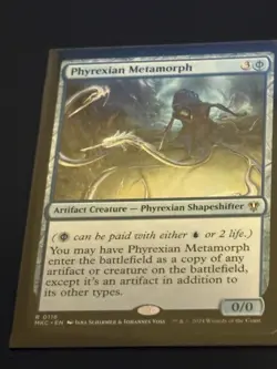 Phyrexian Metamorph R Commander: Murders at Karlov Manor Card 116 NM Condition - Image 1