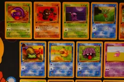 LP/HP (1st edition) COMPLETE Pokemon FOSSIL Set 16-Card COMMON w/Kabuto 50/62#6 - Image 2