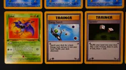 LP/HP (1st edition) COMPLETE Pokemon FOSSIL Set 16-Card COMMON w/Kabuto 50/62#6 - Image 4