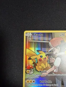 Pokemon Pikachu Full Art Secret Rare Card 241/236 Cosmic Eclipse - Image 2