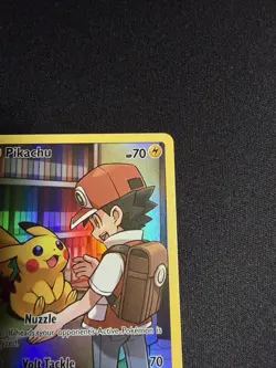 Pokemon Pikachu Full Art Secret Rare Card 241/236 Cosmic Eclipse - Image 3