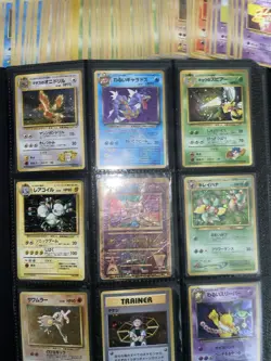 Pokemon TCG Japanese Vintage Binder Collection With Holos 450+ Cards - Image 4