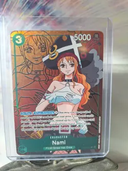 One Piece CCG Nami Nami Super Rare Foil Card op02-036 - Image 1