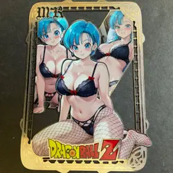 Goddess Story Gold METAL Card - Serial Number #/200! Maiden Party- Bulma Dragon - Image 1