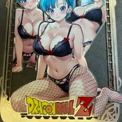 Goddess Story Gold METAL Card - Serial Number #/200! Maiden Party- Bulma Dragon - Image 2
