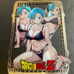Goddess Story Gold METAL Card - Serial Number #/200! Maiden Party- Bulma Dragon - Image 4