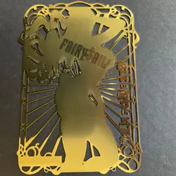 Goddess Story Gold METAL Card - Maiden Party - Serial Number #/100! Erza Bikini - Image 5