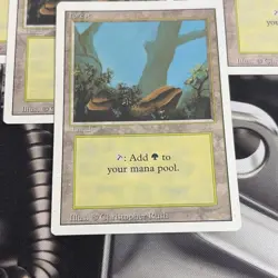 Magic The Gathering Revised Edition BASIC LAND Mix - 11 Card Lot Vintage CUBE - Image 5