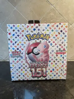 Pokemon TCG Japanese 151 Booster Box Sealed Pokemon Card US Seller With Shrink - Image 1