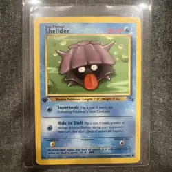 Shellder 54/62 Base Set 1st Edition Vintage WOTC Pokemon Card 1999 NM - Image 1