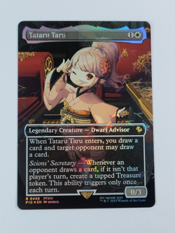 Tataru Taru (Borderless) (Chocobo Track Foil) Commander: Final Fantasy Foil for sale online - Image 1