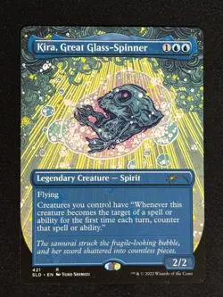 1x MTG Kira, Great Glass-Spinner (Borderless) - Secret Lair Drop Series (SLD) - Image 1