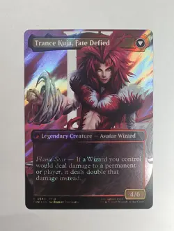 Kuja, Genome Sorcerer (Borderless) (Surge Foil) Final Fantasy IX MTG Rare 544 - Image 2