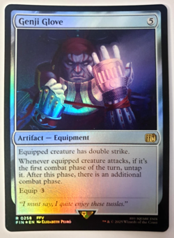 Genji Glove - FOIL Rare - MTG Final Fantasy - 0258 NM - Image 1