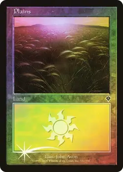 Invasion MTG FOIL Plains (#331) Magic - Image 1