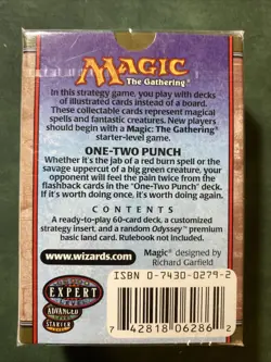 Odyssey ONE-TWO PUNCH Factory Sealed 2001 - Mtg Theme Deck1 WOTC - Image 2