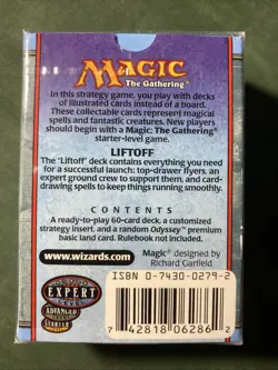 Magic The Gathering Theme Deck Odyssey LIFTOFF Deck MTG Factory Sealed!! - Image 2