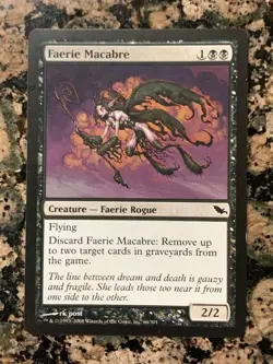MTG Faerie Macabre x1 Shadowmoor NM, Magic the Gathering - Image 1