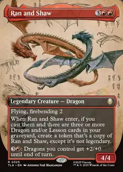 MTG Ran and Shaw - Borderless, NM-Mint, English Avatar: The Last Airbender - Image 1