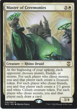 MTG: Streets of New Capenna Commander: Master of Ceremonies: LP Condition - Image 1