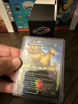 Traveling Chocobo (Borderless) (Chocobo Track Foil) MTG Magic Final Fantasy - Image 2