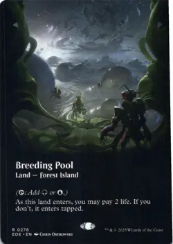 Breeding Pool (Borderless) Edge of Eternities - Magic MTG NM - Image 1
