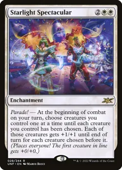 MTG Magic the Gathering Starlight Spectacular (28/689) Unfinity LP - Image 1