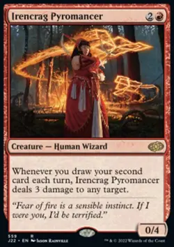 MTG Magic the Gathering Irencrag Pyromancer (559/835) Jumpstart 2022 LP - Image 1