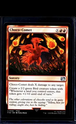 2025 MTG Magic the Gathering FF FIN Final Fantasy #132 Choco-Comet Chocobo WOTC - Image 1