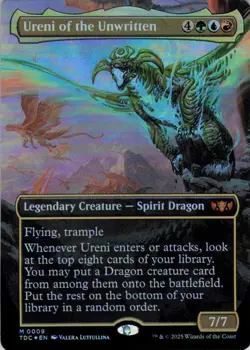 MTG Ureni of the Unwritten (9) | NM Foil | Commander: Tarkir: Dragonstorm {TDC} - Image 2