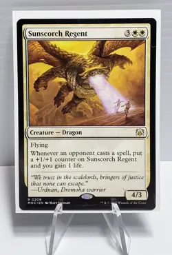 MTG - Sunscorch Regent - MOC 0209 - March of the Machine - Commander - Magic Mtg - Image 1