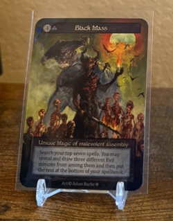 Sorcery Contested Realms - Gothic - Black Mass NM - Image 1