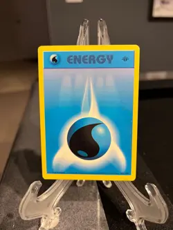 WATER ENERGY Pokemon 1st Edition Shadowless 102/102 1999 WOTC - Image 1