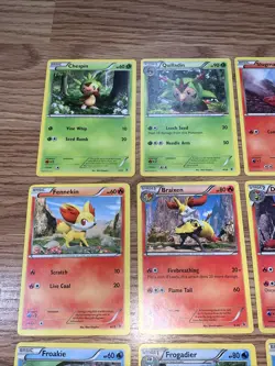 Pokemon XY Kalos Starter Set - Chespin & Fennekin Deck Boxes - 25 Of 39 Cards - Image 2